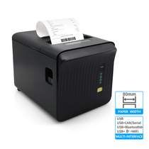 GT-P8010 Thermal Label Printer Supermarket Department Store Takeaway Small Ticket Barcode Machine Adhesive to sign printer