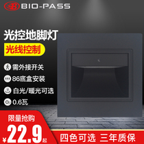 LED household aisle Corridor steps Stairs special LED night light Foot light skirting light Type 86 lighting