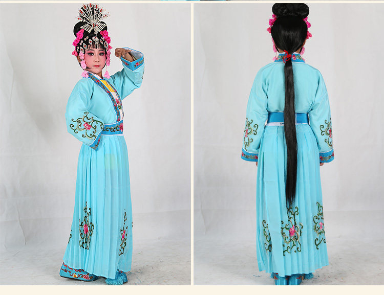戏曲儿童演出服戏剧古装天女散花服装戏剧反串花旦仙女舞台戏装