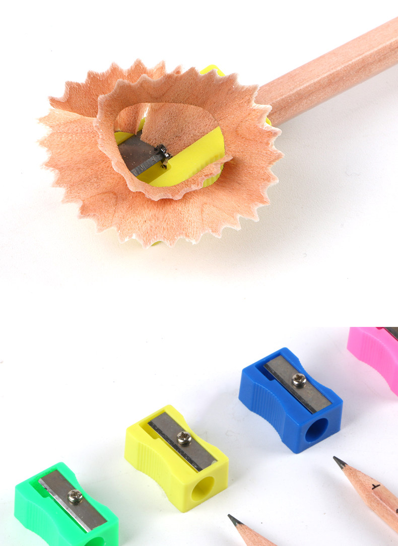 迷你卷笔刀小学生儿童转笔刀办公削笔器刨铅笔刨简约卡通可爱包邮