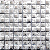 (Linus) Golden stone ceramic mosaic mosaic puzzle background wall self-adhesive wall tile