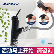 Nine Shepherd Taps Draw Anti Splash Black Hand Wash Washbasin Hot And Cold Face Basin Tap Wash Table Home 32322