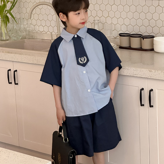 Summer boy suits for kindergarten boys graduation photo dress for children's host piano performance costume
Summer boy suits for kindergarten boys graduation photo dress for children's host piano performance costume