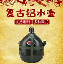 Military aluminum thickened army training aluminum outdoor marching sports military training large capacity old-fashioned military fan portable