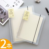 Hand book Inner page All-white notebook Diary diary excerpt Simple book King-size oversized thickened record