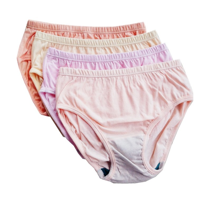 ab内衣ab内裤正品 女士纯棉宽松大码中老年抗菌中高腰三角裤2910