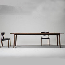 Nordic solid wood conference table long table simple desk desk computer desk designer training table Workbench