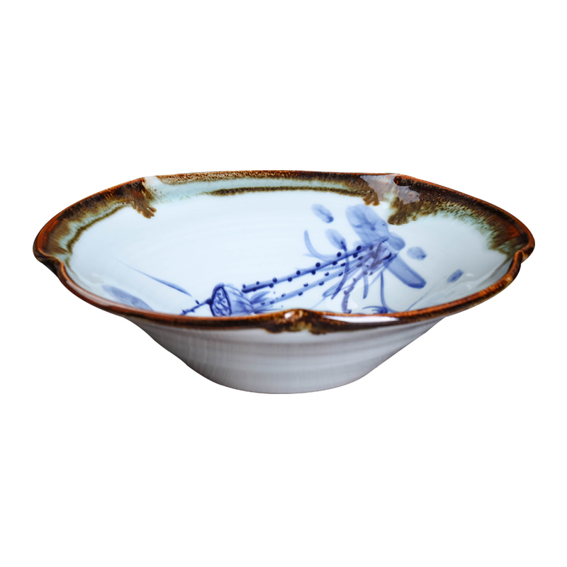 Jingdezhen ceramics hand - made of new Chinese style restoring ancient ways move dry fruit bowl tea fruit tray snack dish of tea table