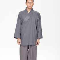 Ciyuan cotton linen suit Luohan coat set Spring and Autumn New style monk suit YXS03-47