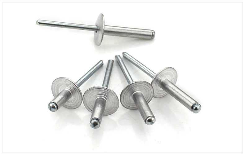 促大帽叶铝抽芯铆钉开口型大帽拉铆钉 铝抽芯铆钉 装潢钉m3.2m4m5