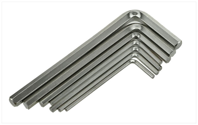 镀镍内六角扳手发黑六角匙l型扳手m0.9/1.2/1.5/2/2.5/3/4/5/6/8