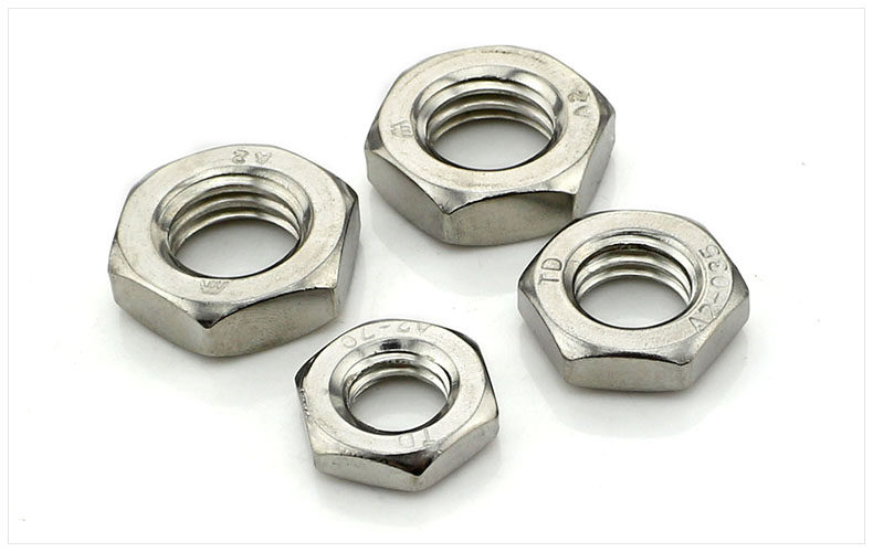 din439 304不锈钢六角薄螺母 薄