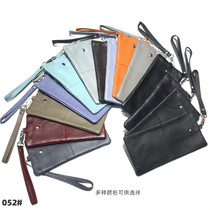 Korean version of long style zipper zero money bag lady hands grab bag to put iPhone plus mobile phone bag shake sound new