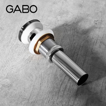 gabo Guanbo bathroom household ceramic basin bouncing water drain with overflow hole washbasin water remoter 250040