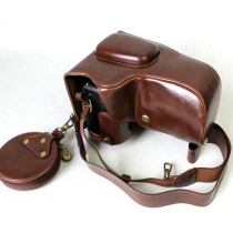 Canon SLR EOS 200DII camera bag 200D leather case 250D retro shoulder diagonal backpack