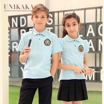 Kindergarten garden clothes Summer clothes Short-sleeved suit Summer school uniform Sportswear class clothes Graduation photo clothing