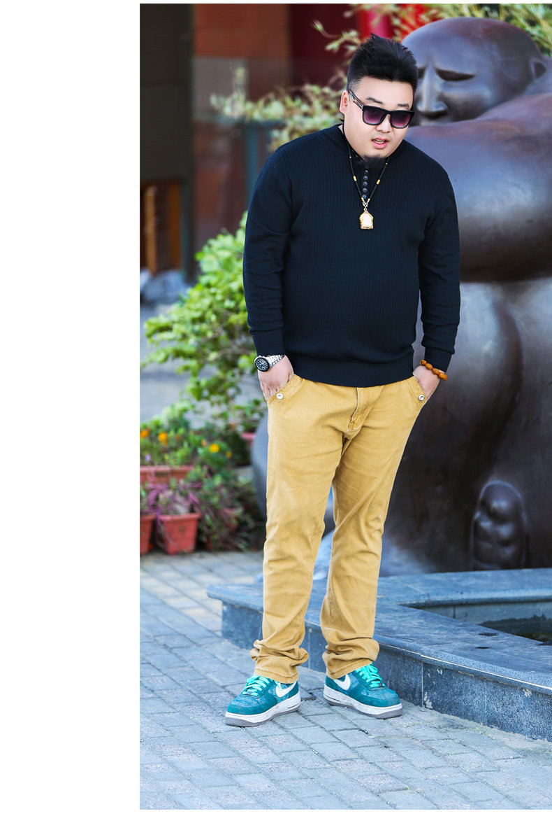 详情:     1  本店服装均为大尺码,专为体型偏胖富态胖友们设计,版型