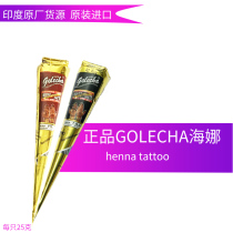 Special GOLECHA black red temporary Indian hand-painted Hana tattoo cream