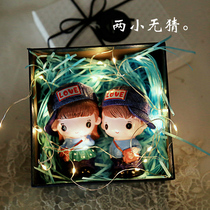 Gift to give a boyfriend a wish creative romantic girlfriend best friend birthday couple doll wedding confession