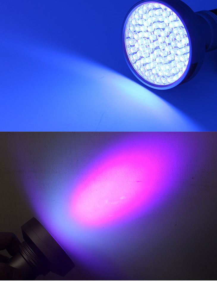 9灯uv紫光手电筒led验钞防伪检验荧光剂检测笔玉石固化灯紫外线