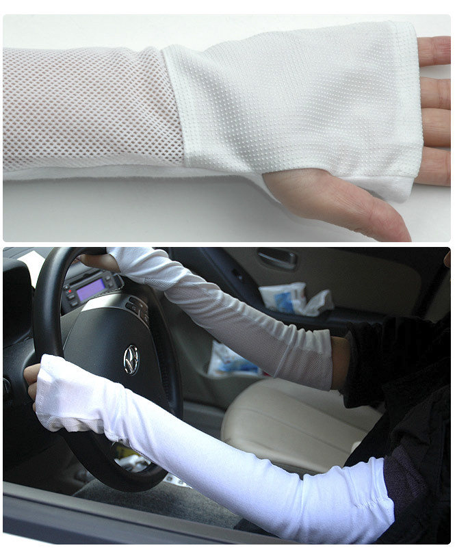 夏季摩托车电动车骑行司机遮阳防晒防uv紫外线防晒手套长袖手套