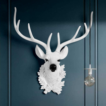 Zucai deer head hanging wall decoration creative living room porch TV sofa background wall decoration pendant wall decoration