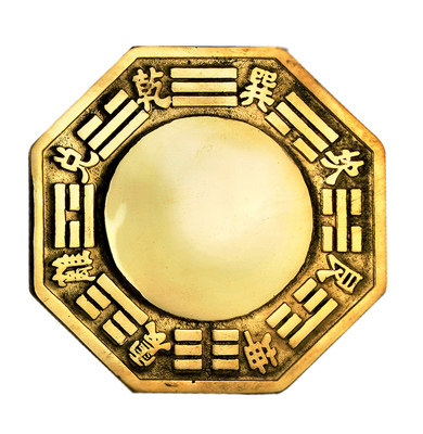 慈元阁开光黄铜凸镜凹镜太极八卦镜挂件饰品风水用品吉祥礼品