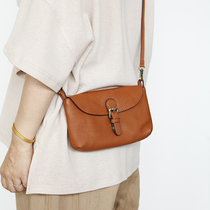 Bu Gu Forest Original Cow Leather Small Satchel Women Mobile Phone Bag Single Shoulder Bag Genuine Leather Retro Art Bag B329