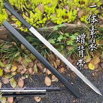 The Longquan City Tangjian Town Residence Integrated Knife sword Long Han Sword Vehicle Anti-body Manganese Steel Short Sword Treasure Sword Cold Weapon unopened