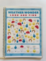 ISPY visual discovery baby puzzle quiet book Concentration Training Game Book young Enlightenment can not be broken