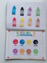 Childrens letter hand tear quiet book finished baby early education English Enlightenment educational aid stickers toy Velcro