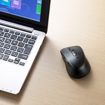 Japan sanwa wireless Bluetooth mouse small portable mute home office wired blue light custom button