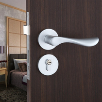 Yuhuazawa modern simple indoor split lock home silent door lock with key left and right opening