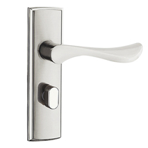 Yuhuazawa classic steel brushed single tongue indoor door lock universal bathroom kitchen handle lock single door lock