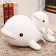 Nano Foam particle ສີຂາວ whale plush toy dolphin whale doll rag doll ສ້າງສັນແຟນແລະເດັກນ້ອຍຂອງຂວັນ