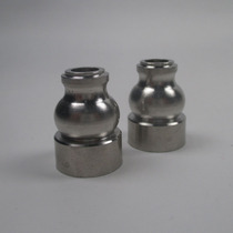 Stainless steel copper hoop 6 tail hoop monopoly diabolo stick accessories DIY parts manual stepped metal accessories