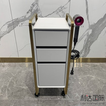 Net red barber shop cart hair salon beauty salon special tool cart with cabinet drawer type mobile tool cabinet