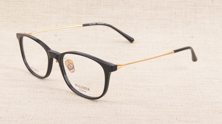 balimer8107眼镜框女 近视 学生 简约女生黑色框女韩