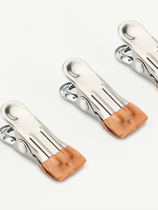 Clamp drying clothes stainless steel small clip stationery Sun quilt dormitory windproof socks mosquito net clip towel skirt pants clip