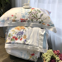 Austria 60 double-sided Lenzing Tencel summer cool quilt four-piece set=summer quilt 1 sheet 1 pillowcase 2