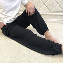 Summer Mianyang silk Practice Light Cage Pants for men and women Gats Overweight Overweight Tai Chi Pants Thin yoga pants artificial cotton trousers