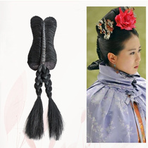 Ancient costume wig swallowtail flag head ancient TV series film and television with the same paragraph photo studio hair bun beauty COS wig shape