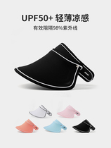 Sunscreen womens air top hat anti-UV sun hat hat summer hair hoop cap bicycling outdoor great hat sun hat
