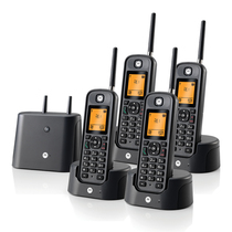 Motorola digital cordless telephone office home through wall long-distance call waterproof one drag four