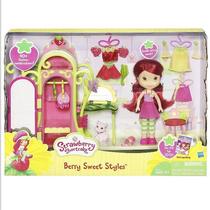 Hasbro childrens treasure Strawberry Shortcut Strawberry Girl Foreign Doll Wardrobe Makeup Toys