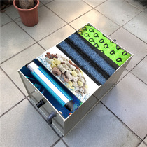 Fish pond filter water circulation system Koi pond outdoor fish pond water purification equipment filter box can be customized