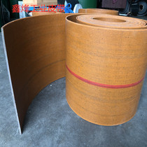 Flat belt drive belt Yellow rubber flat belt Canvas drive belt Industrial belt Assembly line conveyor belt drive