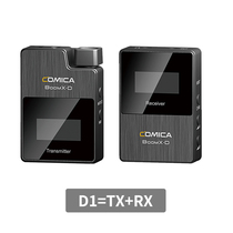 comica Cog Mark CVM-BoomX-D2d1 Wireless Little Bee Chest Mai Professional Collar Clip Recording Microphone