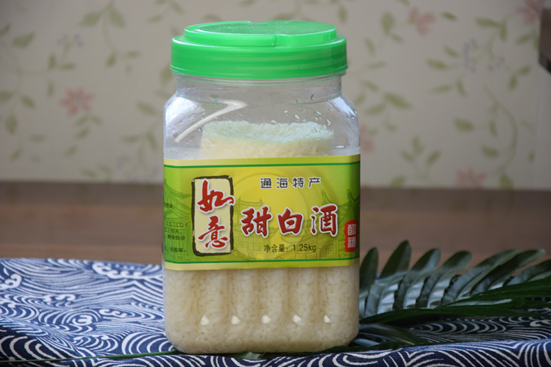 包邮 通海甜白酒1250g 甜酒酿月子米酒如意酒糟非孝感原汁米酒水