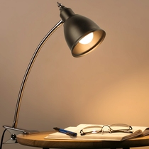 Clip-on desk lamp LED eye protection lamp Primary school student desk lamp Dormitory bedroom bedside lamp Clip-on dimming reading lamp